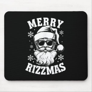 Merry Rizzmas Funny Christmas Santa Claus Happy Ch Mouse Pad