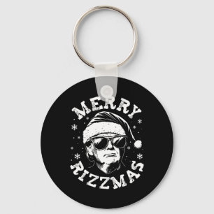 Merry Rizzmas Funny Trump Christmas Rizz The Seaso Keychain