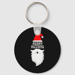 Merry Rizzmas Kids Teens School Funny Christmas Sa Keychain
