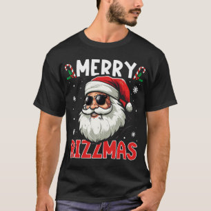 Merry Rizzmas Kids Teens School Funny Christmas T-Shirt