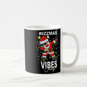 Merry Rizzmas Vibes Only Christmas Funny Santa Cla Coffee Mug