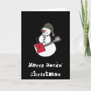 Merry Rockn' Christmas Holiday Card