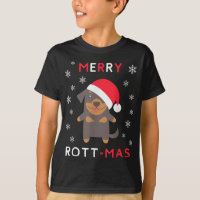 Merry Rott Mas - Funny Christmas Rottweiler XMas D