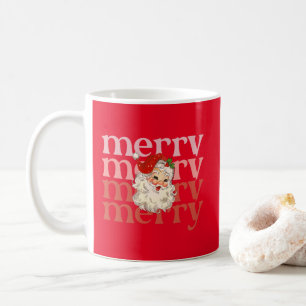 Merry santa christmas  coffee mug