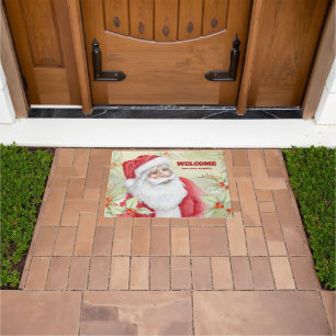 Merry Santa Clause   Welcome Custom Doormat