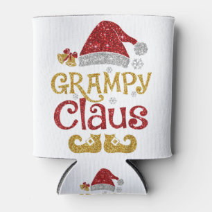 Merry santa grampy claus christmas family s can cooler
