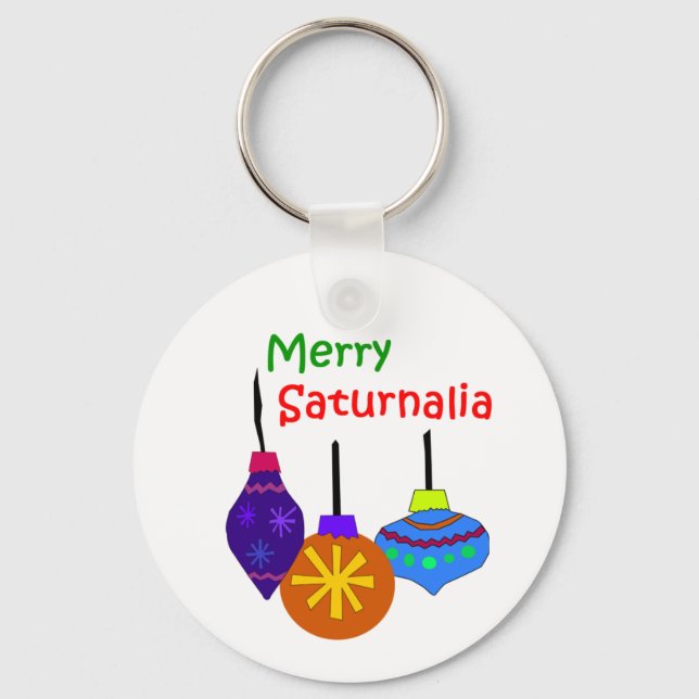 Merry Saturnalia Key Chain (Front)