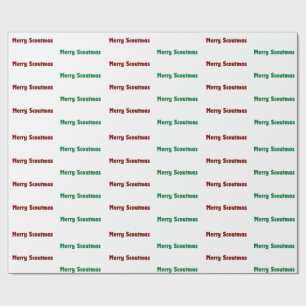 Merry Scoutmas Troop Wrapping Paper