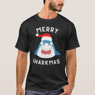 Merry Sharkmas, Funny Shark Christmas T-Shirt