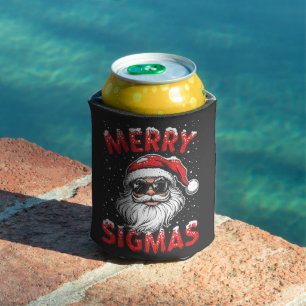 Merry Sigmas Funny Gen Alpha Middle School Christm Can Cooler