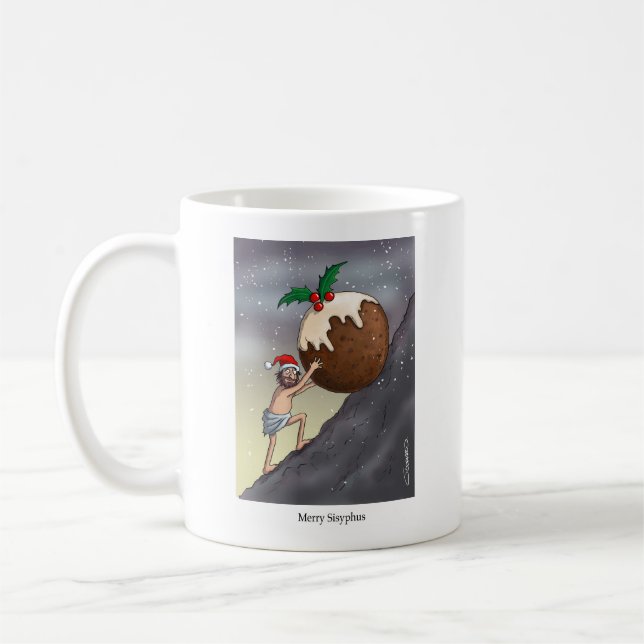 Merry Sisyphus Coffee Mug (Left)