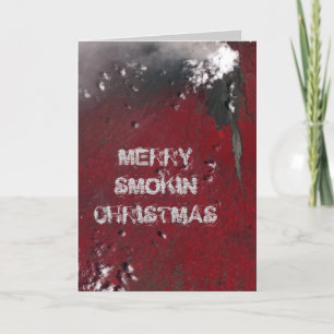 Merry Smokin' Christmas Greeting Card