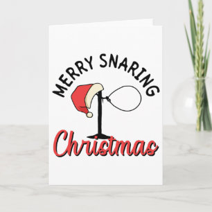 Merry Snaring Christmas - Wire Snare Christmas  Card