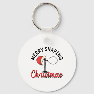 Merry Snaring Christmas - Wire Snare Christmas Keychain