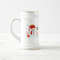 Merry Snowman and Bright Baby Reindeers