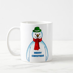 Merry Snowman Coffee Mug
