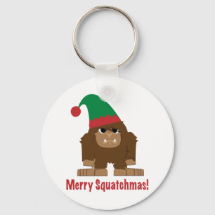 Merry Squatchmas! Keychain