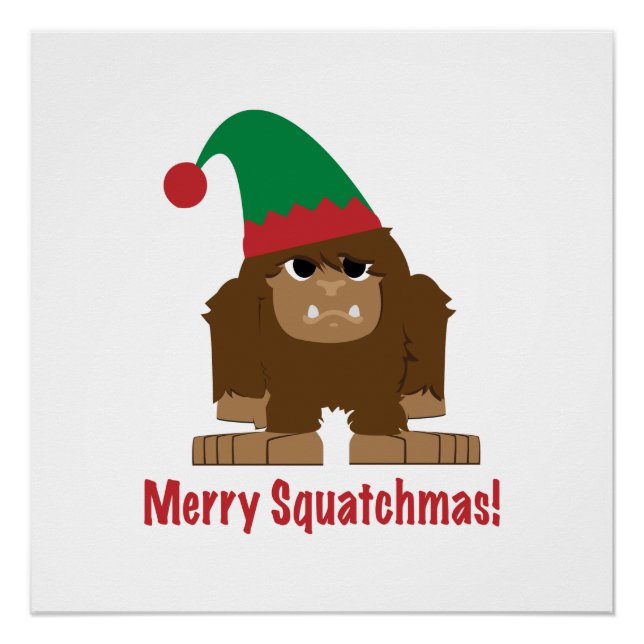 Merry Squatchmas! Poster (Front)