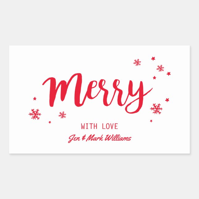 Merry Sticker (Front)