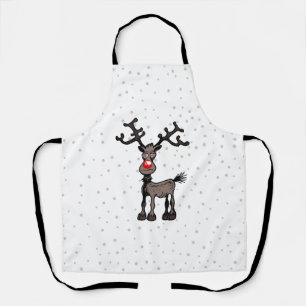 Merry Stressmas with Rudolph Apron