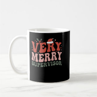 Merry Supervisor Christmas Supervisory Management  Coffee Mug