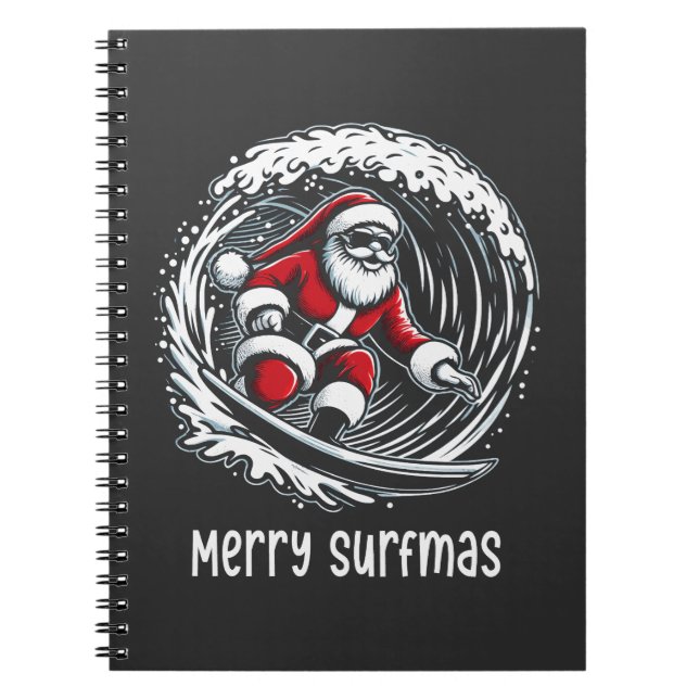 Merry Surfmas Notebook (Front)