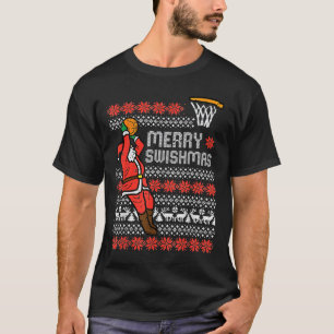 Merry Swishmas Ugly Christmas Sweater Sketll Pajam