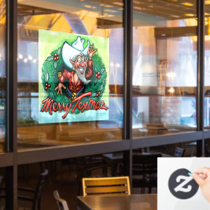 Merry Texmas Window Cling
