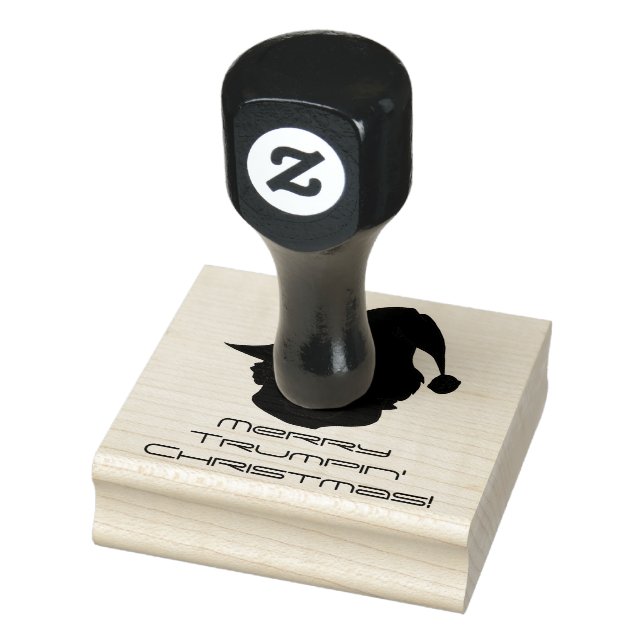 Merry Trump Christmas!  Rubber Stamp (Stamp)