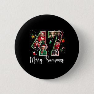 Merry Trumpmas 47 Family Matching Pj Funny Christm 2 Inch Round Button
