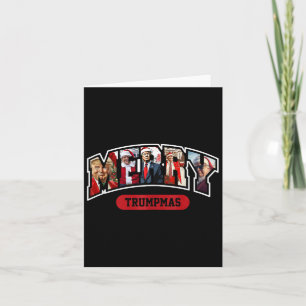 Merry Trumpmas Christmas Trump Pyjamas Tank Top  Card