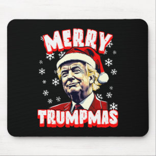 Merry Trumpmas Christmas Trump Santa Trump Christm Mouse Pad