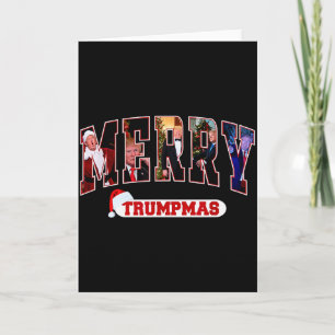 Merry Trumpmas Santa Trump Christmas Pajamas Funny Card