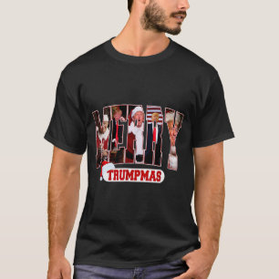 Merry Trumpmas Santa Trump Christmas Pajamas Funny T-Shirt