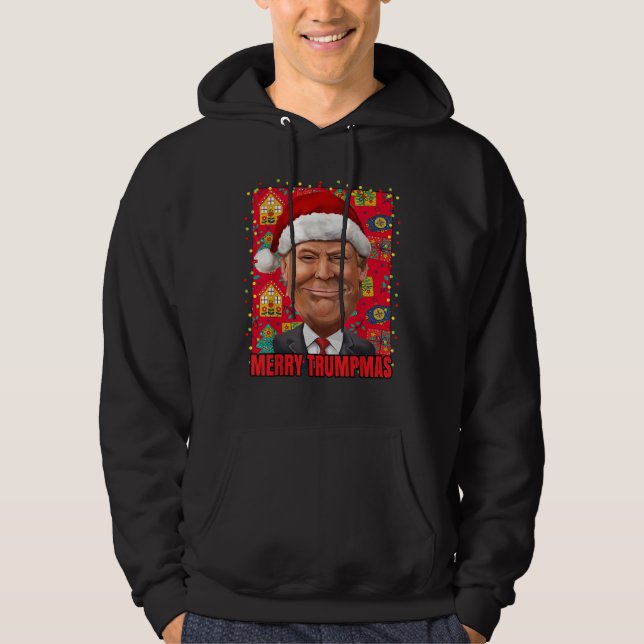 MERRY TRUMPMAS Xmas 2024 Hoodie (Front)