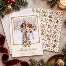 Merry Twelve Days of Christmas Elegant Photo 