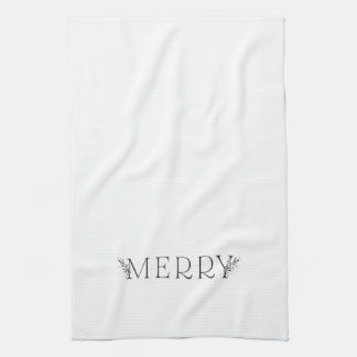 MERRY - Vacances modernes - Serviettes noires et b