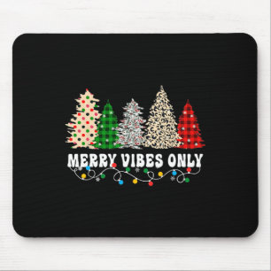 Merry Vibes Only Christmas Light 5  Mouse Pad