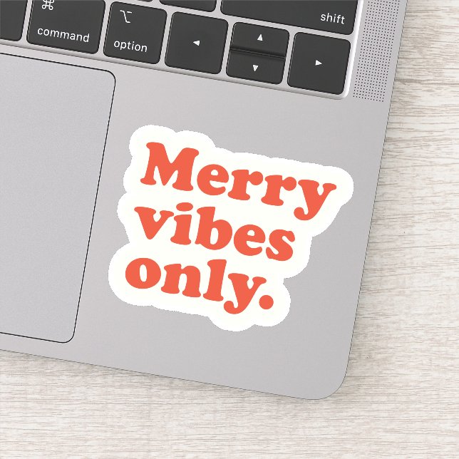 Merry Vibes Only retro Christmas holiday (Detail)
