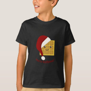 Merry Wafflemas Christmas Waffle T-Shirt