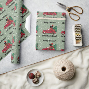 Merry Woofmas! Best Rottweiler Parent Personalized Wrapping Paper
