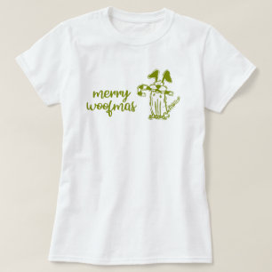Merry Woofmas Chien Noël T-shirt