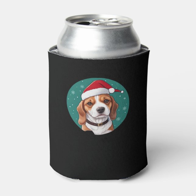 merry woofmas Classic T-Shirt_2 Can Cooler (Can Front)