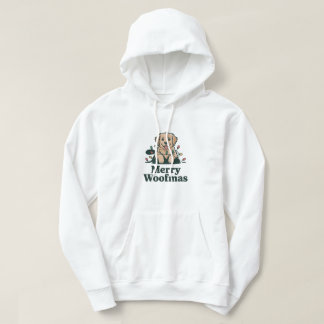 Merry Woofmas – Cute Dog Tangled in Christmas  Hoodie