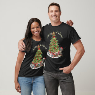 Merry Woofmas Dog Design- Great Dane T-Shirt