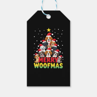 Merry Woofmas - Merry Christmas For Dog Lovers (1) Gift Tags