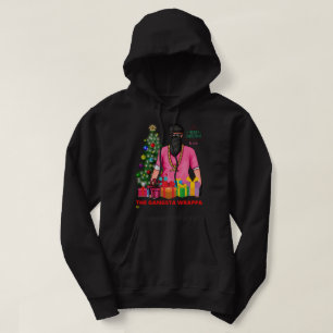 Merry X-MASS FROM THE GANGSTA WRAPPA funny Hoodie