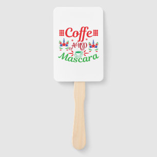 Merry Xmas Cafeine And Mascara Hand Fan