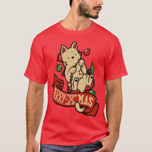 Merry Xmas Cat Ugly Sweater by Tobe Fonseca