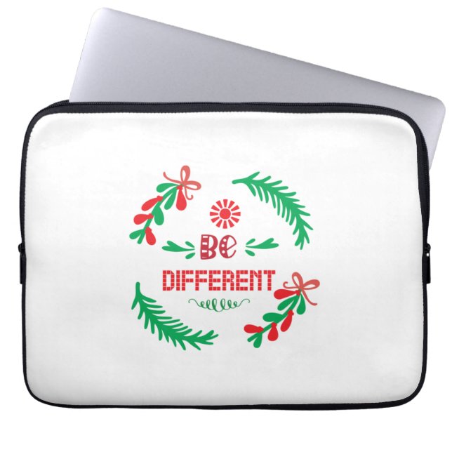 Merry Xmas Christmas Be Different Laptop Sleeve (Front)